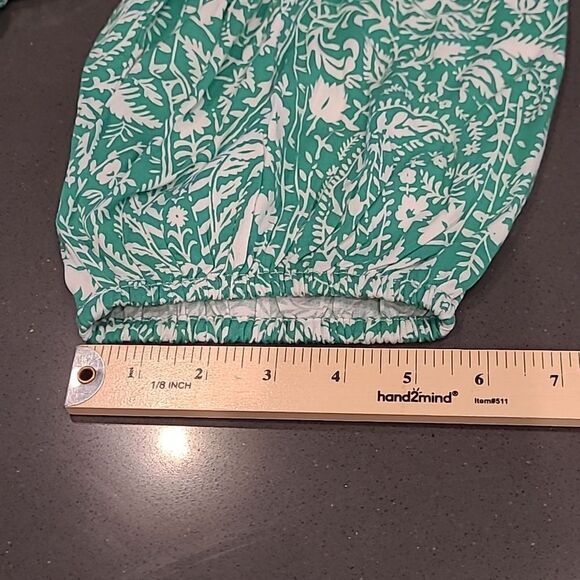 Crown & Ivy Green and White Shirt - Picture 11 of 14